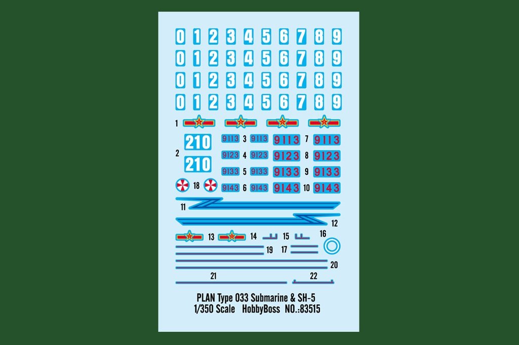 Hobby Boss 83515 PLA Navy Type 033 Romeo Class 1/350 – zdjęcie 3