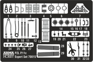 Arma Hobby 70015 PZL P.11c Expert Set 1/72 – zdjęcie 4