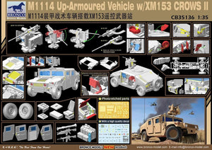 Bronco CB35136 M1114 Up-Armoured Vehicle w/XM153 CROWS II 1/35 – Bild 2