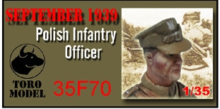 Toro 35F70 Wrzesień 1939 - Oficer piechoty Figurka wraz z kalkomanią 1/35