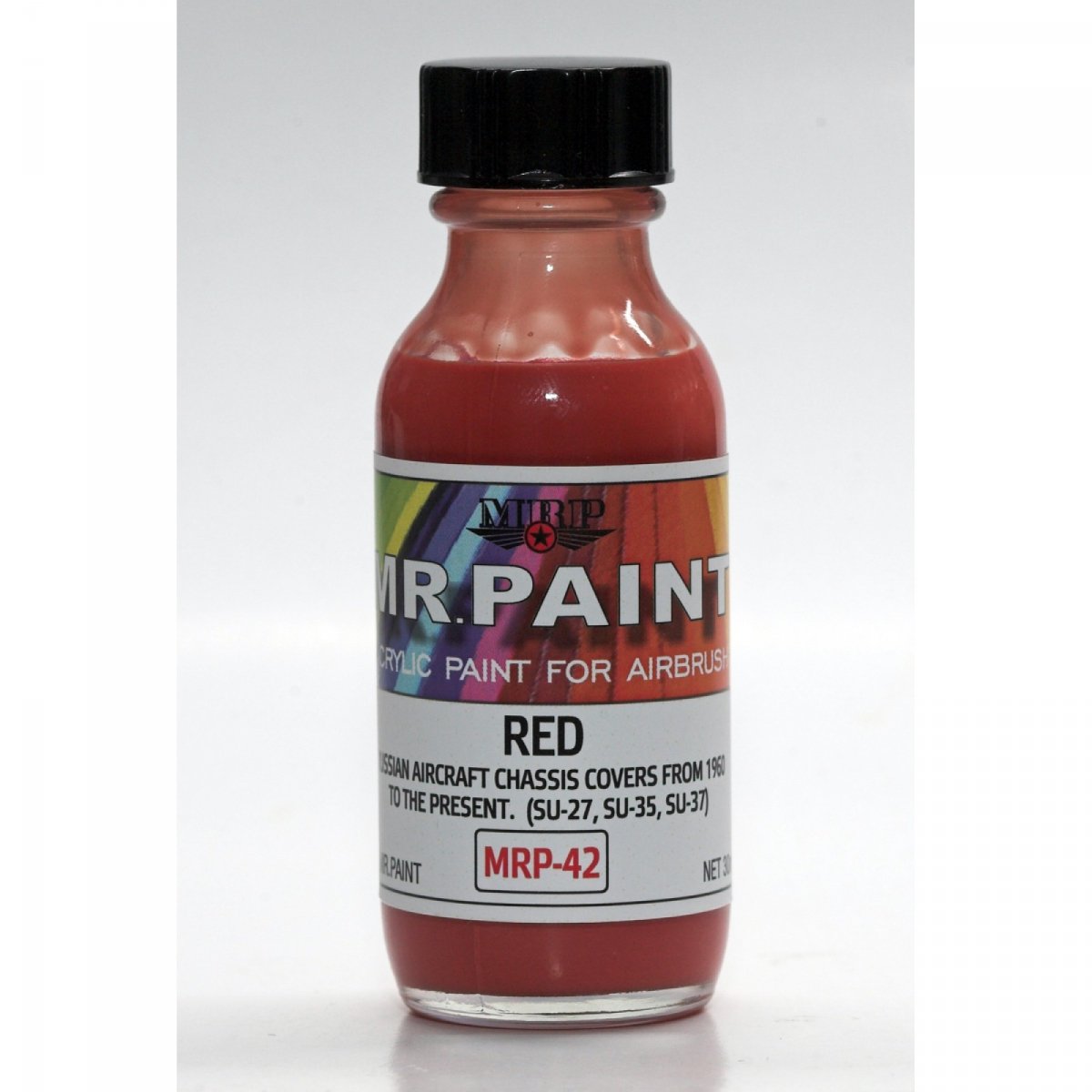 MR. Paint MRP-042 Red Chassis Covers SU-27, SU-35, SU-37 30ml – zdjęcie 2