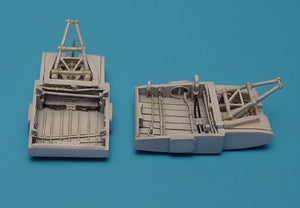 Baie de train d&amp;#39;atterrissage Aires 7097 A-1H SKYRAIDER 1/72 Hasegawa