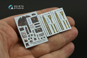 Intérieur coloré imprimé en 3D sur papier décalcomanie pour le Mosquito FB Mk.VI/NF Mk.II (Tamiya) - Quinta Studio QD48424 - Échelle 1/48 – image 8