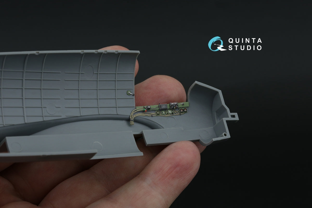 Quinta Studio QD+48556 Bristol Beaufighter TF.Mk.X 3D-Printed &amp;amp; coloured Interior on decal paper (Tamiya) (with 3D-printed resin parts) 1/48 – immagine 10