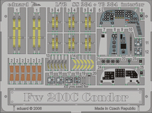Intérieur du Fw 200C Condor Eduard SS284 au 1/72 REVELL