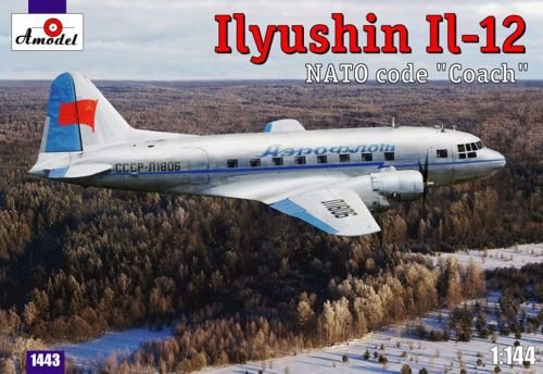 Modèle A 01443 Ilyushin Il-12 code OTAN Coach 1/144