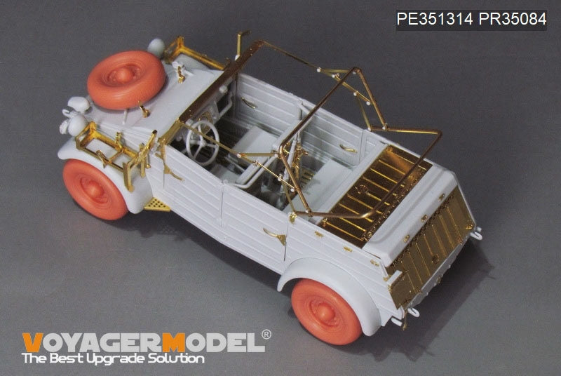 Voyager Model PE351314 WWII German Kubelwagen Type 82 Africa Troop Version Upgrade Set For MENG VS-015 1/35 – Bild 5