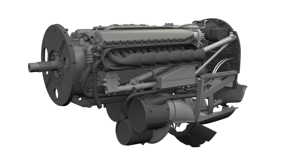 Eduard 6481211 Curtiss P-40 K - Engine Set Eduard Kits / 3D-Pritned 1/48