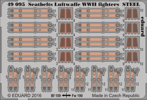 Eduard BIG49343 Seatbelts WWII Axis AF STEEL 1/48 – imagen 2