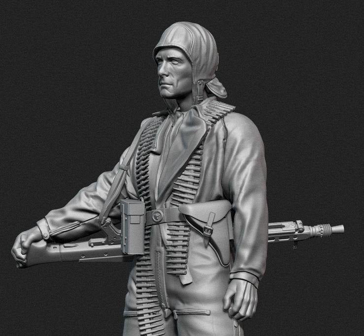 Panzer Art FI35-132 German fallschirmjäger Oder Front No.2 1/35 – Bild 2