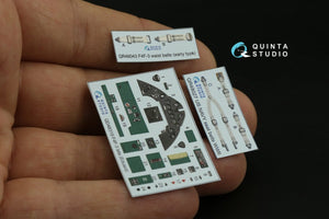 Quinta Studio QD48319 F4F-3 late 3D-Printed &amp;amp; coloured Interior on decal paper (Eduard) 1/48 – immagine 5