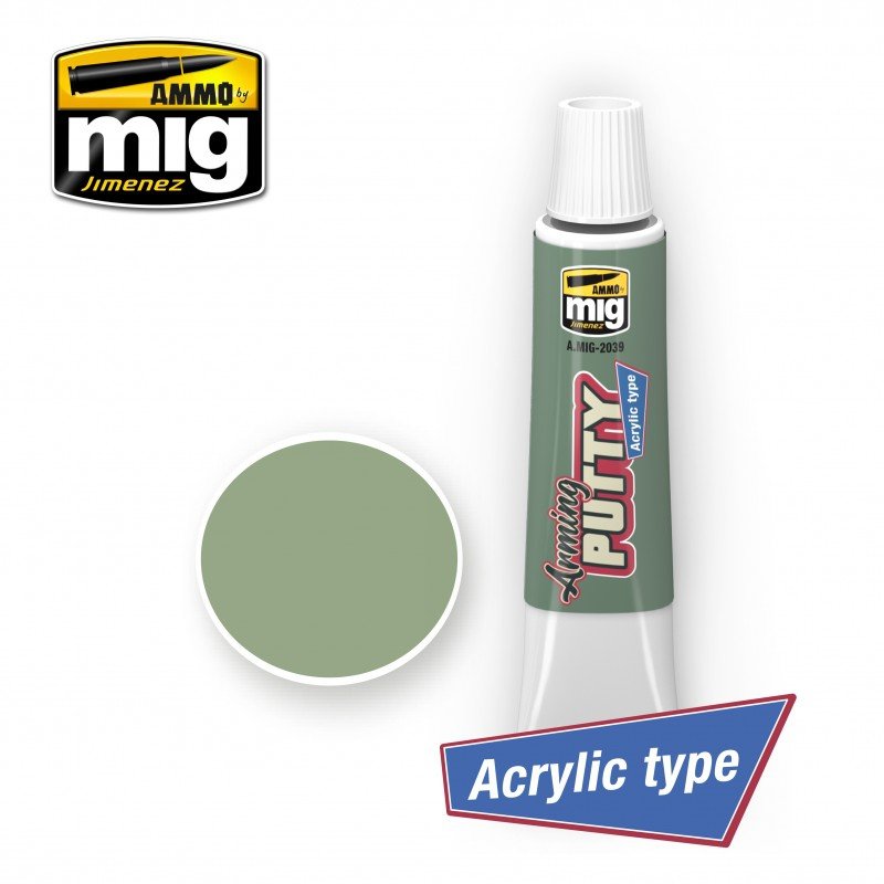 Mastic d'armement pour munitions Mig 2039. Type acrylique.