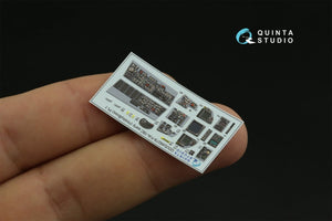 Quinta Studio QDS-48279 F/A-18C early 3D-Printed &amp;amp; coloured Interior on decal paper (HobbyBoss)(Small version) 1/48 – immagine 4