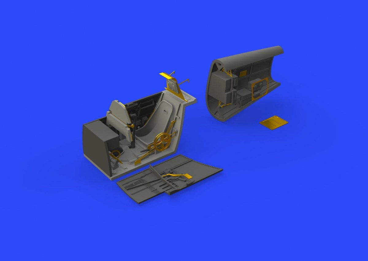 Eduard 648472 Bf 109E cockpit &amp;amp; radio compartment 1/48 EDUARD – imagen 3