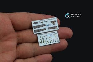 Quinta Studio QD72103 CF-104 early 3D-Printed &amp;amp; coloured Interior on decal paper (Hasegawa) 1/72 – imagen 4