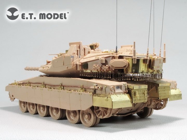 E.T. Model E35-286 Israeli Merkava Mk.4M w/Trophy Active Protection System Side Skirts For Meng Kit 1/35 – immagine 3