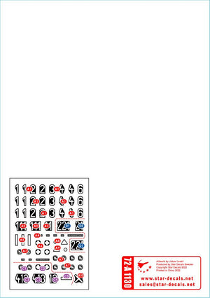 Star Decals 72-A1130 Windhund # 2. Panthers from Pz-Regiment 24 1/72 – Bild 2