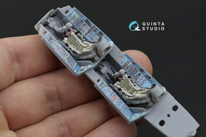 Quinta Studio QD48171 Su-27UB 3D-Printed &amp;amp; coloured Interior on decal paper (for HobbyBoss kit) 1/48 – zdjęcie 3