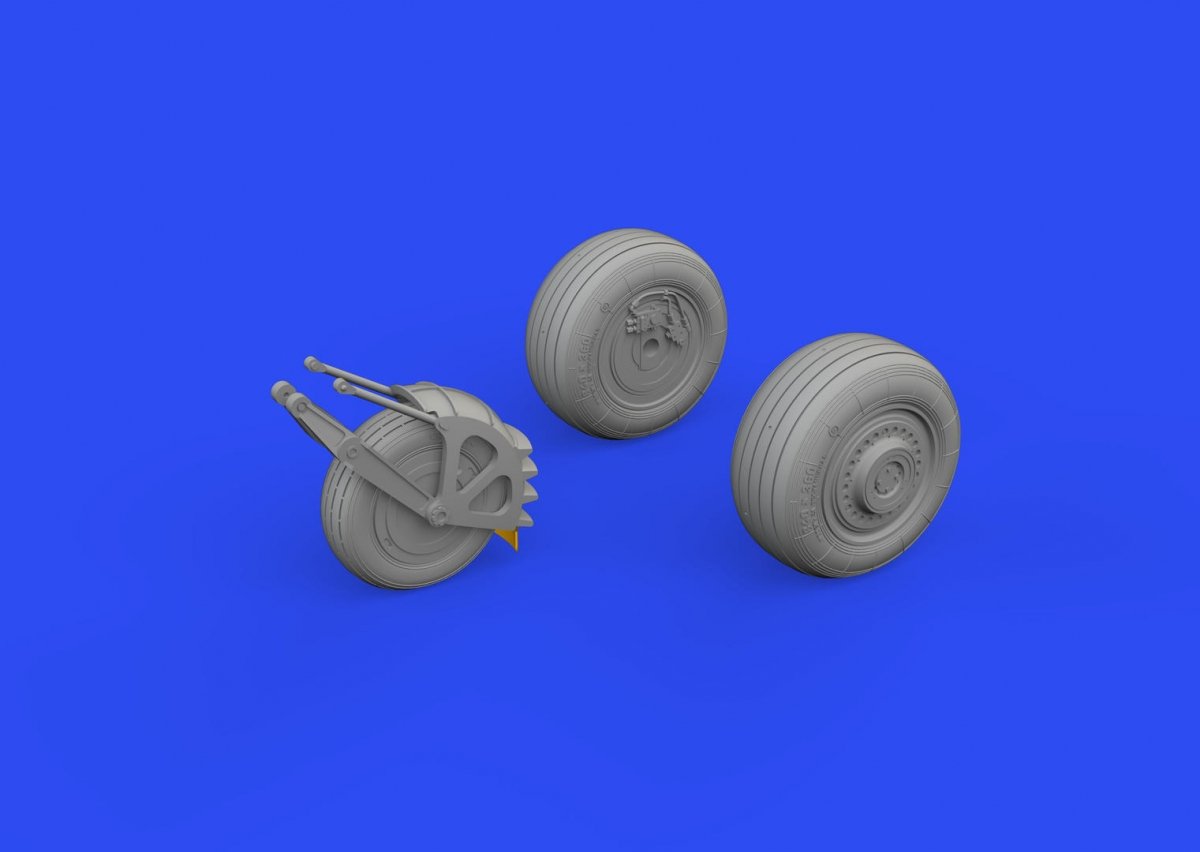 Eduard 648780 Su-25 wheels ZVEZDA 1/48 – imagen 3