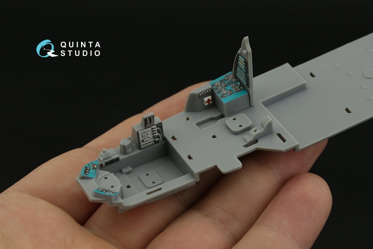 Quinta Studio QD48356 Mi-24D 3D-Printed &amp;amp; colored Interior on decal paper (Trumpeter) 1/48 – image 13