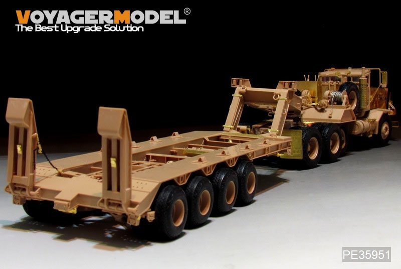 Voyager Model PE35951 Modern US Army M911 C-HET &amp;amp;M747 Heavy Equipment Semi-Trailer For MENG SS-013 1/35 – Bild 4