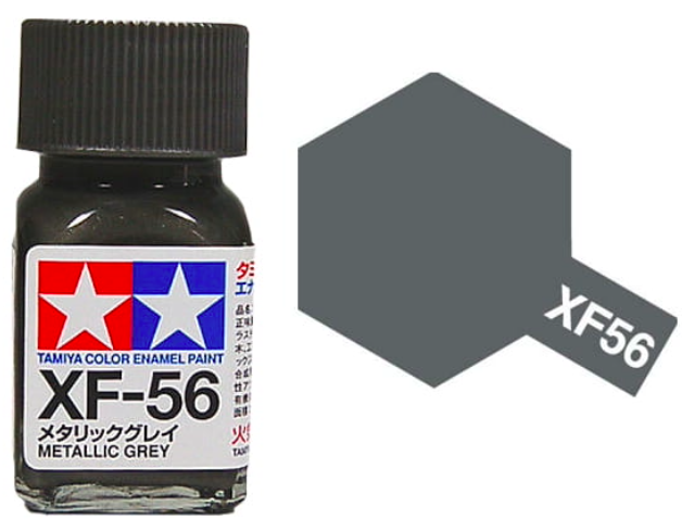 Peinture émail gris métallisé Tamiya XF56 (80356)