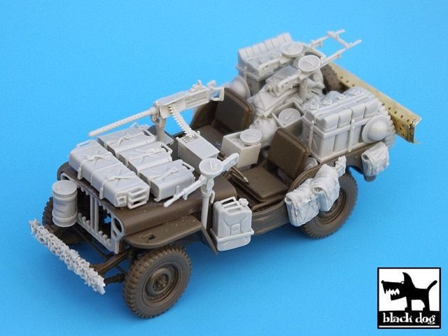 Black Dog T35014 British SAS Jeep Africa for TamiyaItaleri 1/35 – imagen 3