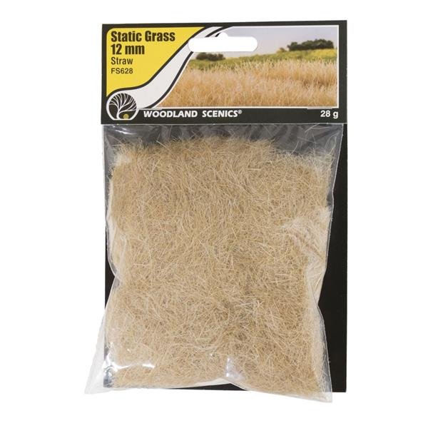 Woodland Scenics WFS628 12mm Static Straw Grass