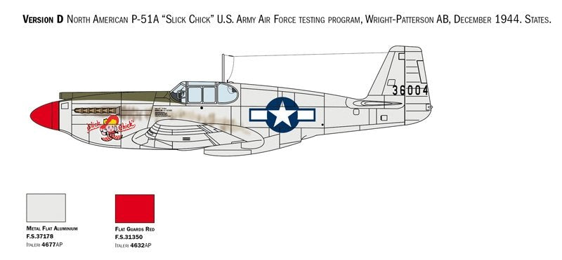 Italeri 1423 P-51A Mustang 1/72 – immagine 11