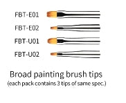 DSPIAE PT-TB Phoenix Plume Interchangeable Broad Painting Brush Handle / Phoenix Plume Wymienny szeroki uchwyt pędzla malarskiego – Bild 7