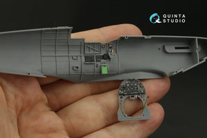 Quinta Studio QD48136 Spitfire Mk.V 3D-Printed &amp;amp; coloured Interior on decal paper (Tamiya) 1/48 – immagine 8