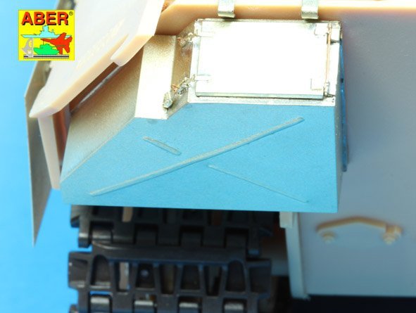 Aber 25020 Rear boxes for (Sd.Kfz. 171) Panther Ausf.A 1/25 – zdjęcie 9