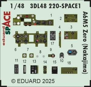 Eduard 3DL48220 A6M5 Zero (Nakajima) SPACE EDUARD 1/48 – Bild 3