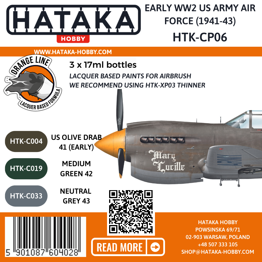 Hataka Hobby HTK-CP06 Early WW2 US Army Air Force (1941-43) – immagine 2