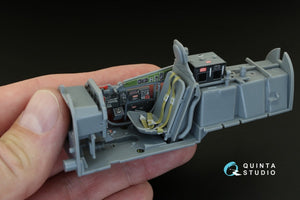 Quinta Studio QD32004 P-51D (Late) 3D-Printed &amp;amp; coloured Interior on decal paper (for Tamiya kit) 1/32 – immagine 7