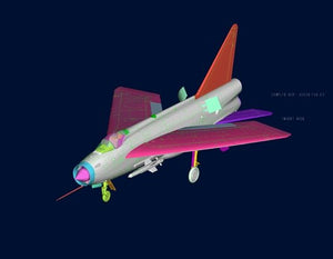 Trumpeter 01634 English Electric (BAC) Lightning F.1A/F.2 1/72 – zdjęcie 2