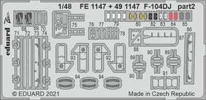 Eduard 491147 F-104DJ pour KINETIC 1/48 – image 3