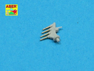 Aber 350L-32 Set of 20 pcs 0,5in (12,7mm) Vickers Mk.III machine gun barrels for Royal Navy ships 1/350 – Bild 3