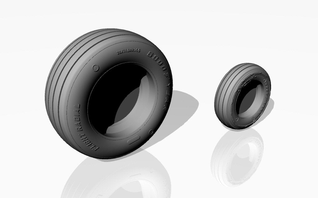 Armory Models AW48501b Panavia Tornado wheels, w/ tyres type “b” (GY) 1/48 – Bild 2