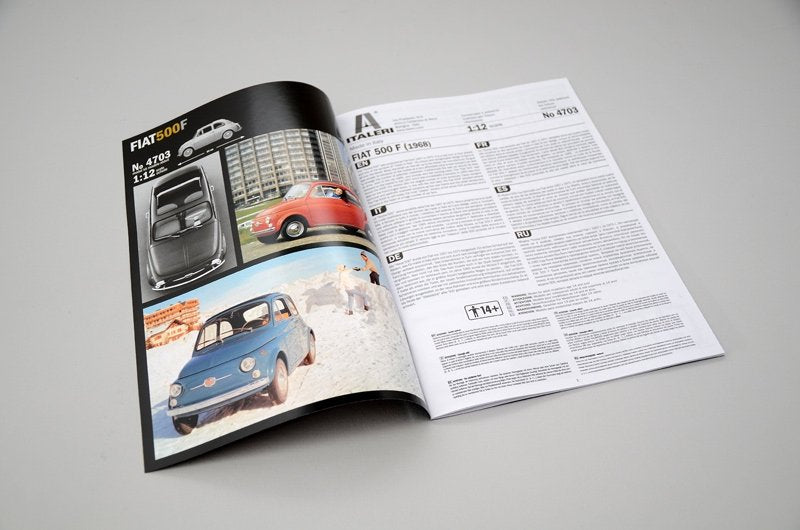 Italeri 4703 FIAT 500F 1968 1/12 – zdjęcie 13
