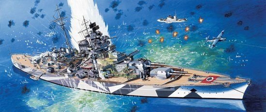 Dragon 7047 German Battleship Tirpitz 1/700 – immagine 2