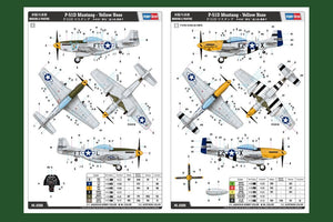 Hobby Boss 85808 North-American P-51D Mustang Yellow Nose 1/48 – image 4