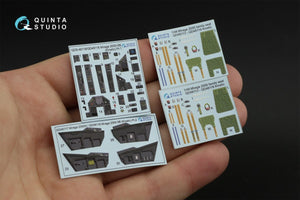 Quinta Studio QD48118 Mirage 2000-5B 3D-Printed &amp;amp; coloured Interior on decal paper (Kinetic) 1/48 – Bild 11
