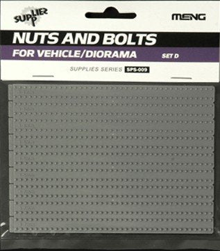 Ensemble d'écrous et de boulons Meng SPS-009 D (1/35)