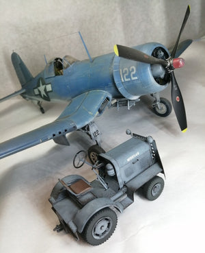 Thunder Model 32001 US Tug Clarktor-6 Mill-33 Tracteur d&amp;#39;aérodrome robuste 1/32 – image 5