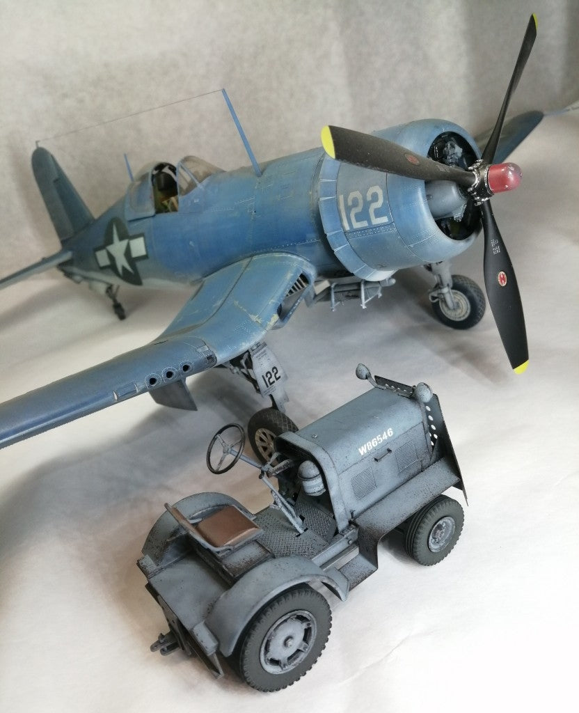 Thunder Model 32001 US Tug Clarktor-6 Mill-33 Tracteur d&amp;#39;aérodrome robuste 1/32 – image 5