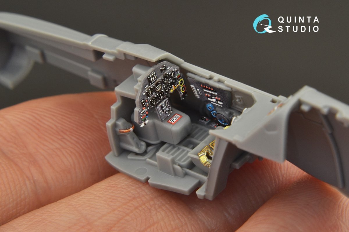 Quinta Studio QD72037 Bf 109 G-6 3D-Printed &amp;amp; coloured Interior on decal paper (Tamiya) 1/72 – Bild 8