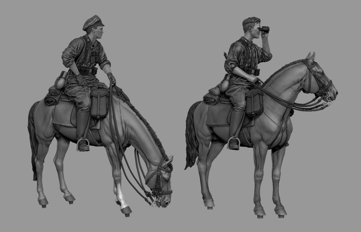 Panzer Art FI35-225 Cavalrymen from the 8th Waffen-SS division Floryan Geier set 1/35 – immagine 4