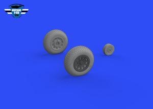 Eduard 648988 P-51B / C wheels cross tread EDUARD 1/48 – image 2