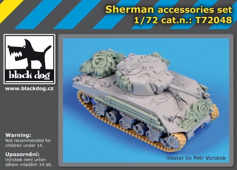 Black Dog T72048 Sherman accessories set for Dragon 1/72 – imagen 2
